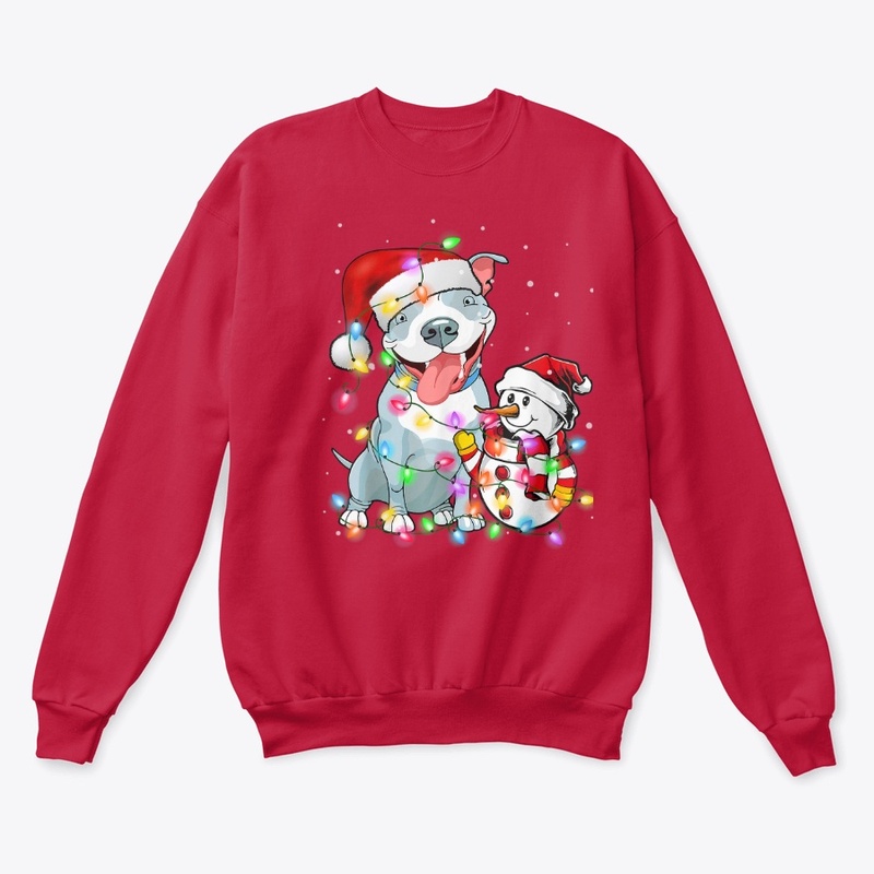 Pitbull Christmas Unisex Sweatshirt 