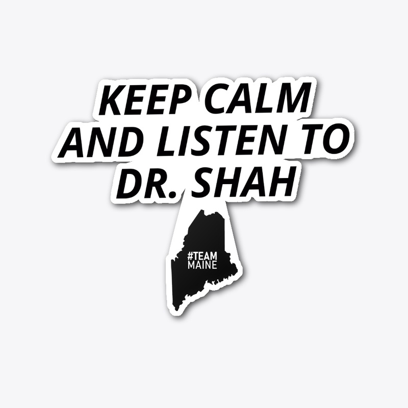 Team Maine - Keep Calm (Black)
