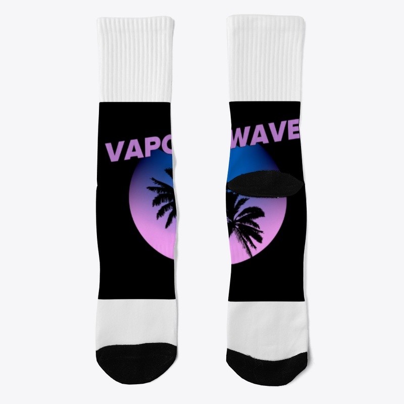 Vapor wave Palm trees