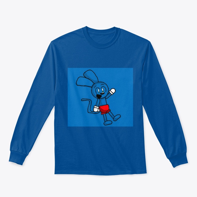 Riggy with blue background