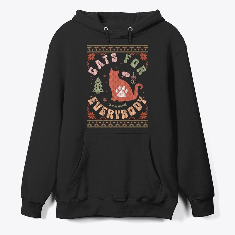 Funny cat ugly christmas sweater