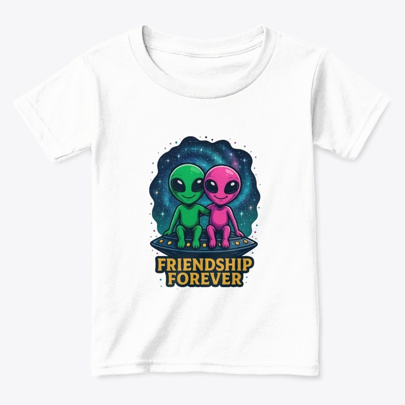 Friendship Forever – Alien Buddies Print
