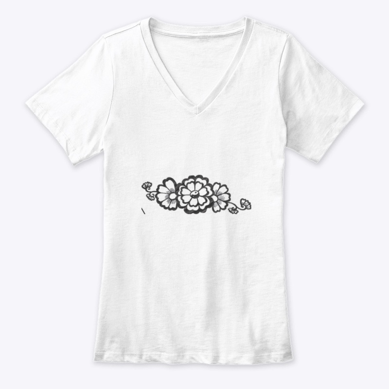Yin Yang Henna Flower