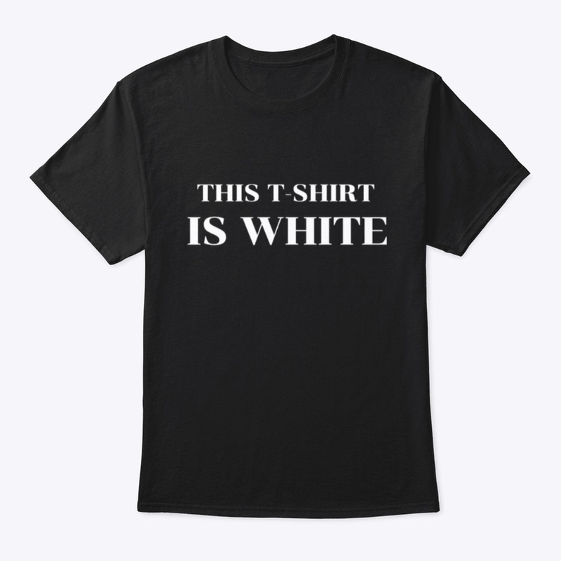 This T-shirt is white