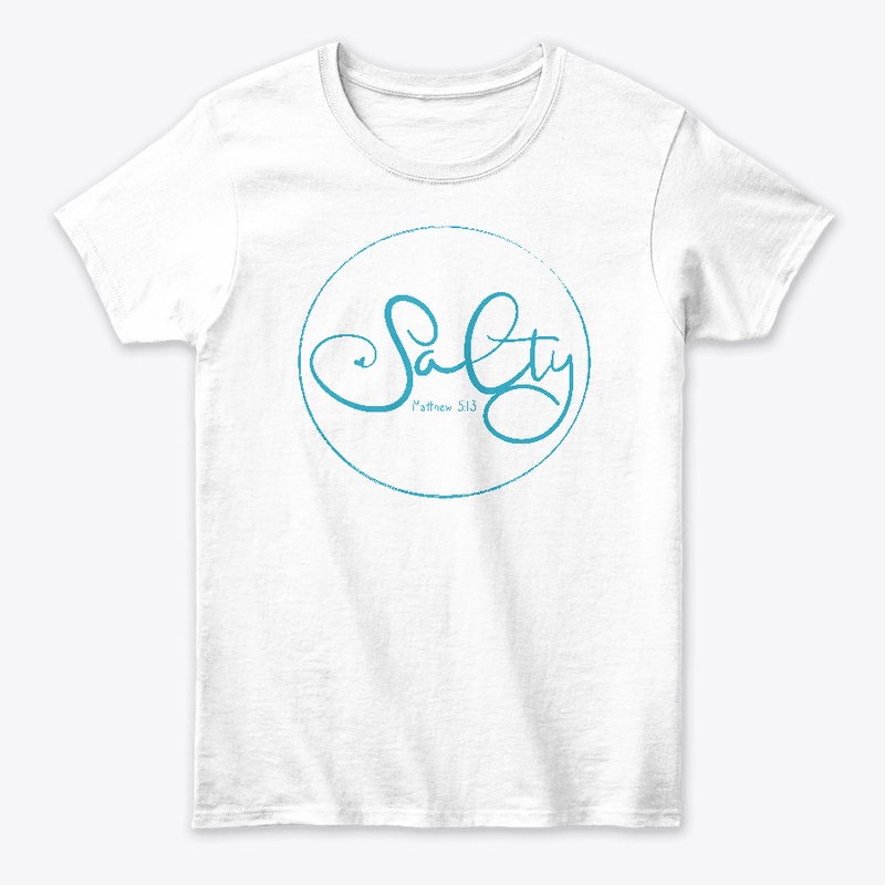 Salty - Matthew 5:13 Aqua Print