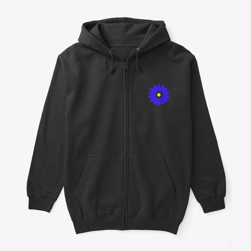 Sacred Geometry Blue Flower