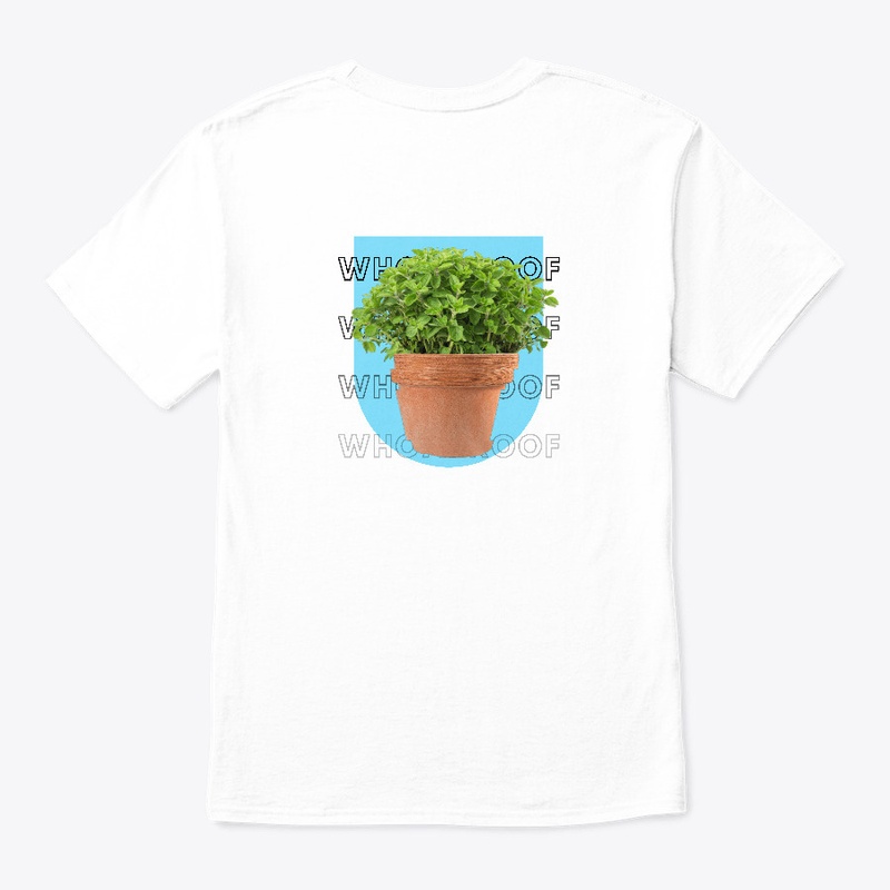 Whoaproof, Organo plant, Blue background