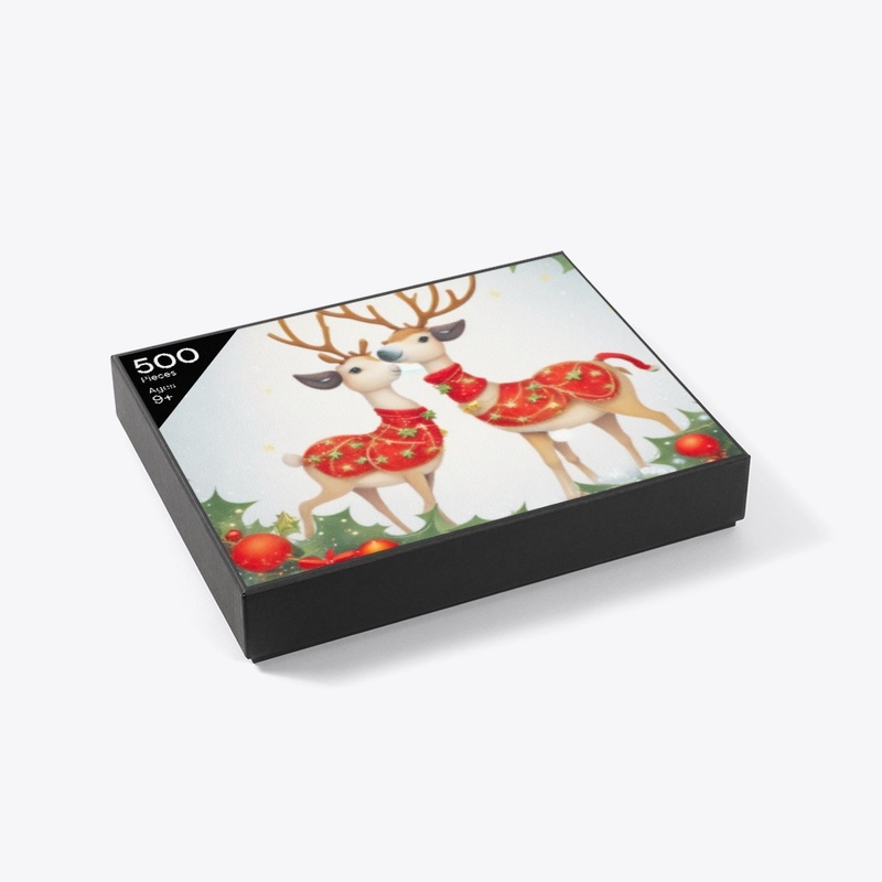 Timeless Holiday Magic: Reindeer Love
