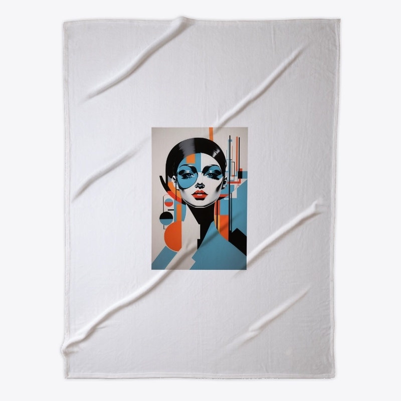 Ethereal Beauty: Abstract Girl Canvas