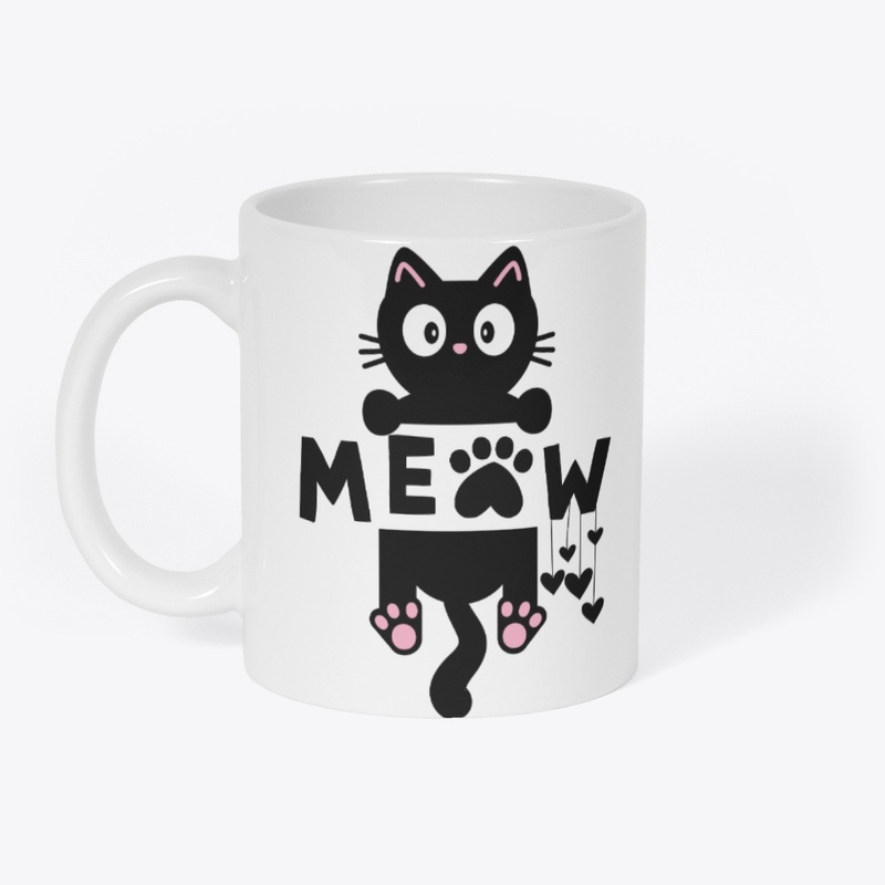 Perfect gift for cat lovers Meow Cat 
