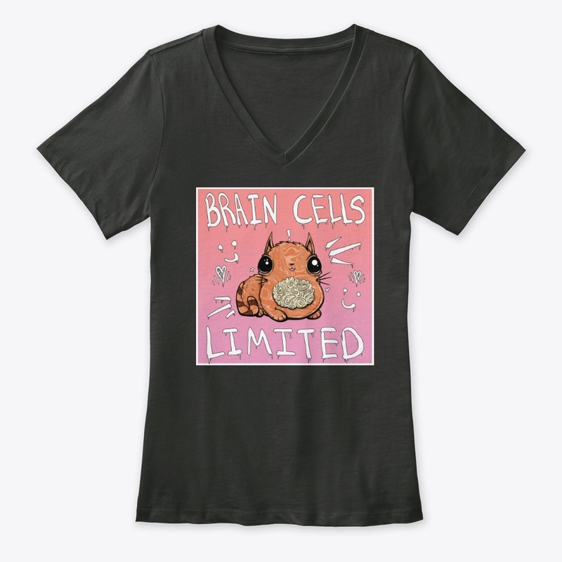 Cute Brain Cells Limited Cat