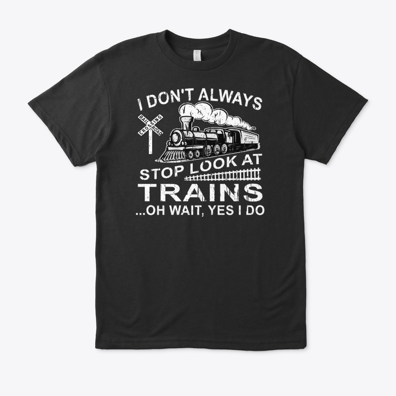 I Don't Always Stop Look At Trains