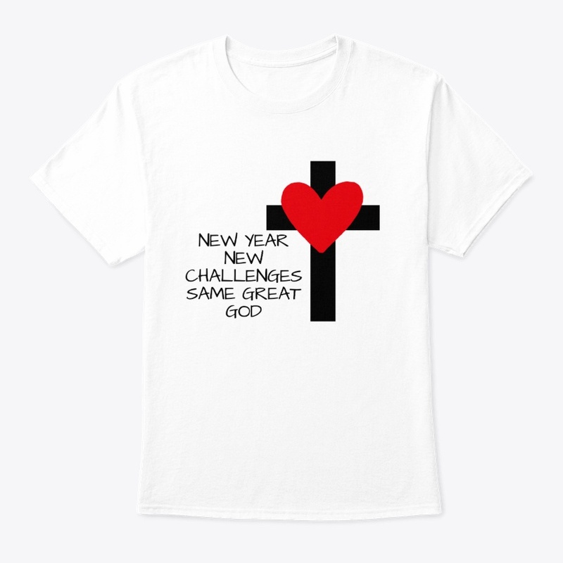 T-Shirt New Year New Challenges Same 