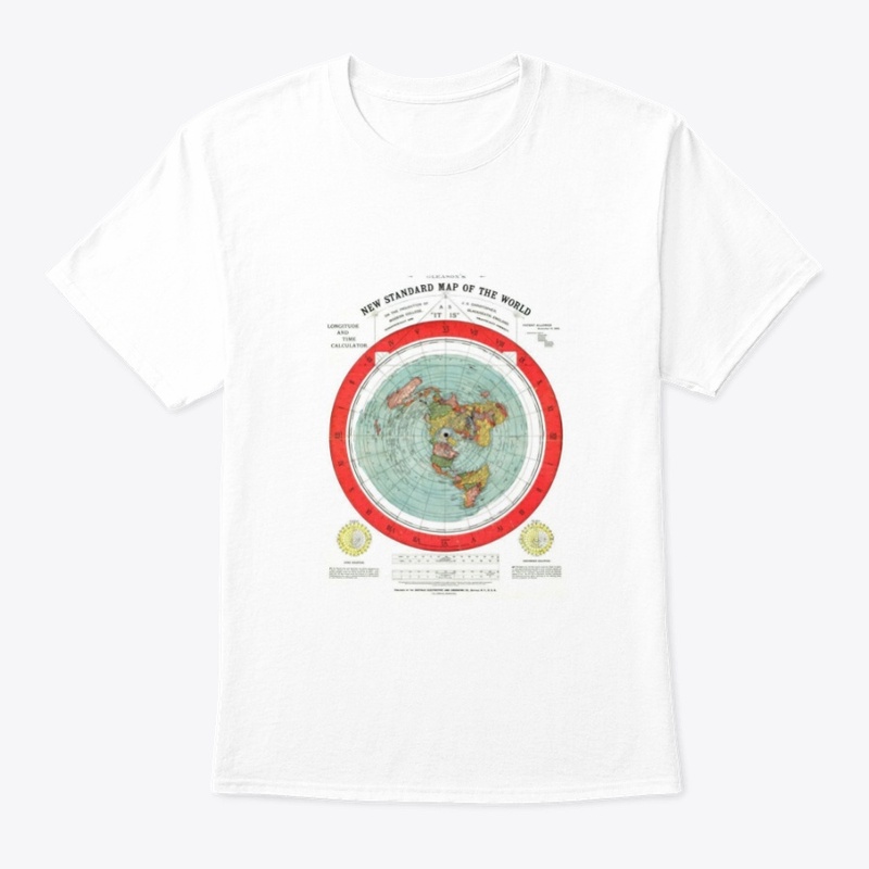 1892 New Standard Map Of The World