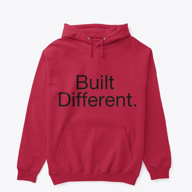 : Built Different Hoodie – Motivation