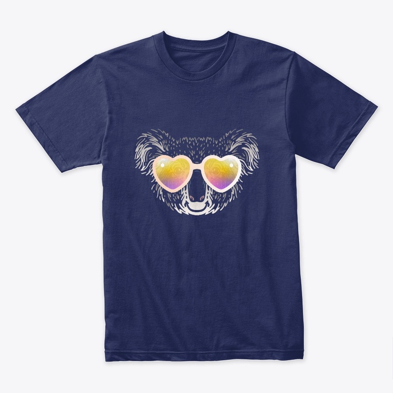Cute Koala in Sunglasses (Colored+sg05)