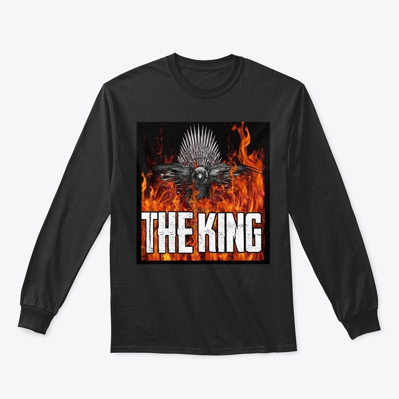 The king typography and graphic t-shirt