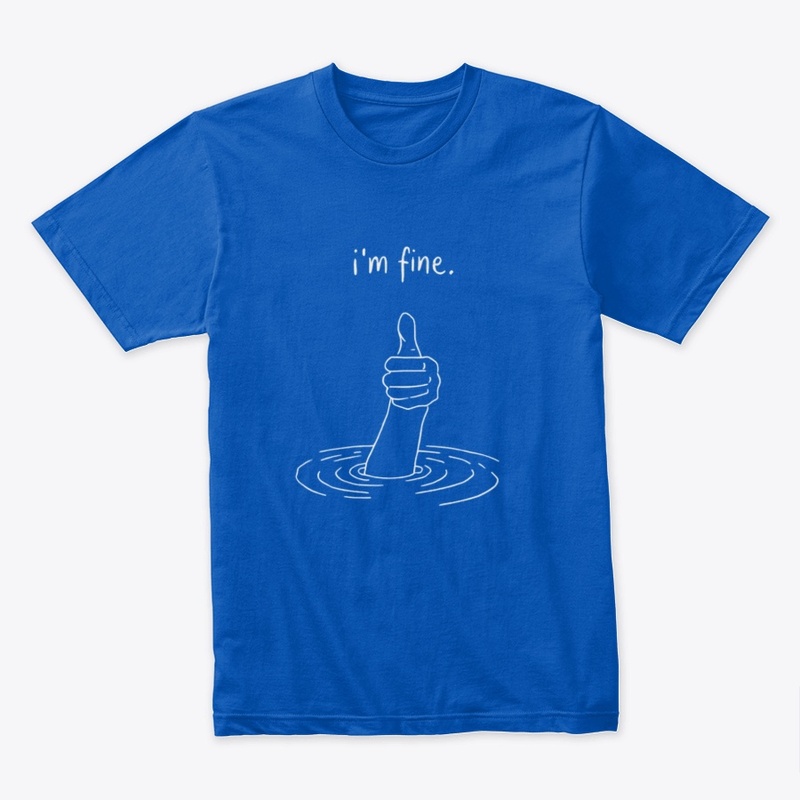 I’m Fine – Minimalist Thumbs Up Tee