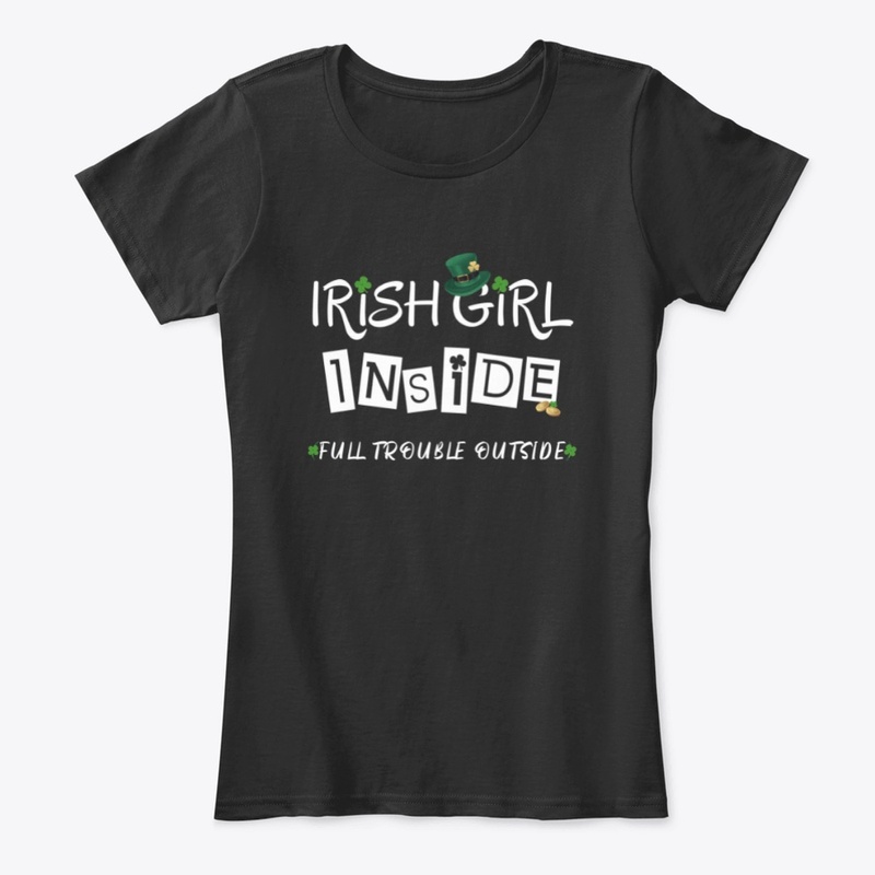 Irish girl inside -S.Patrick day