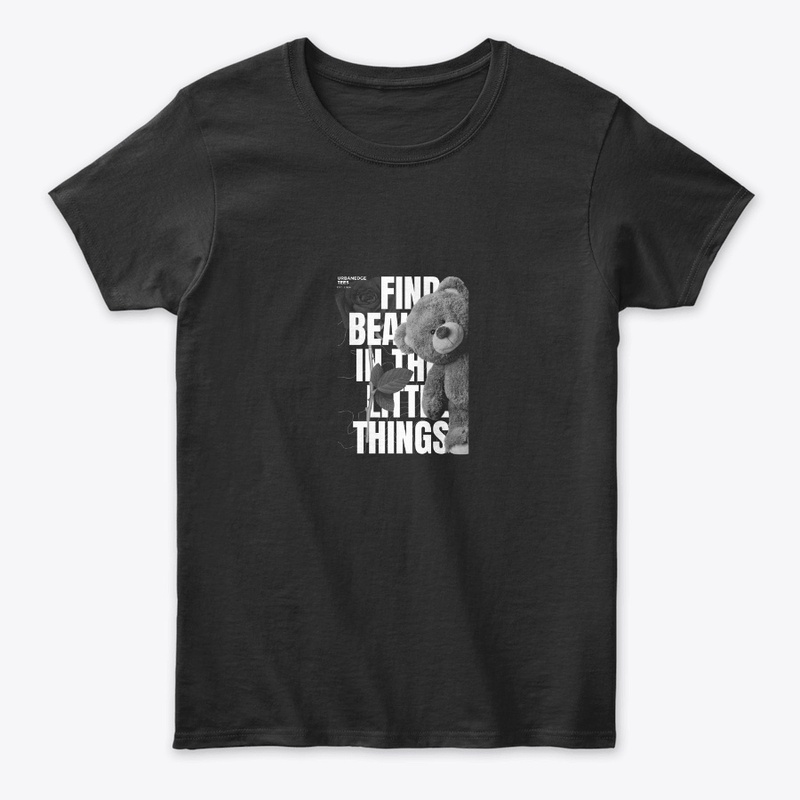 Teddy bear typography tshirt 