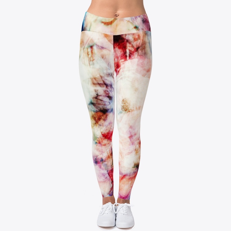 Abstract Tropical Patchwork Pattern