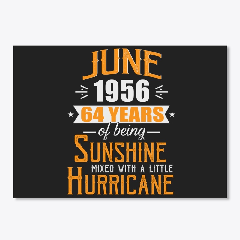 June 1956, 64 Years Anniversary Gift