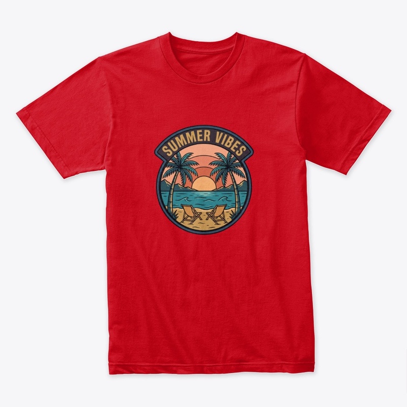 Vintage Summer Vibes T-Shirt Design