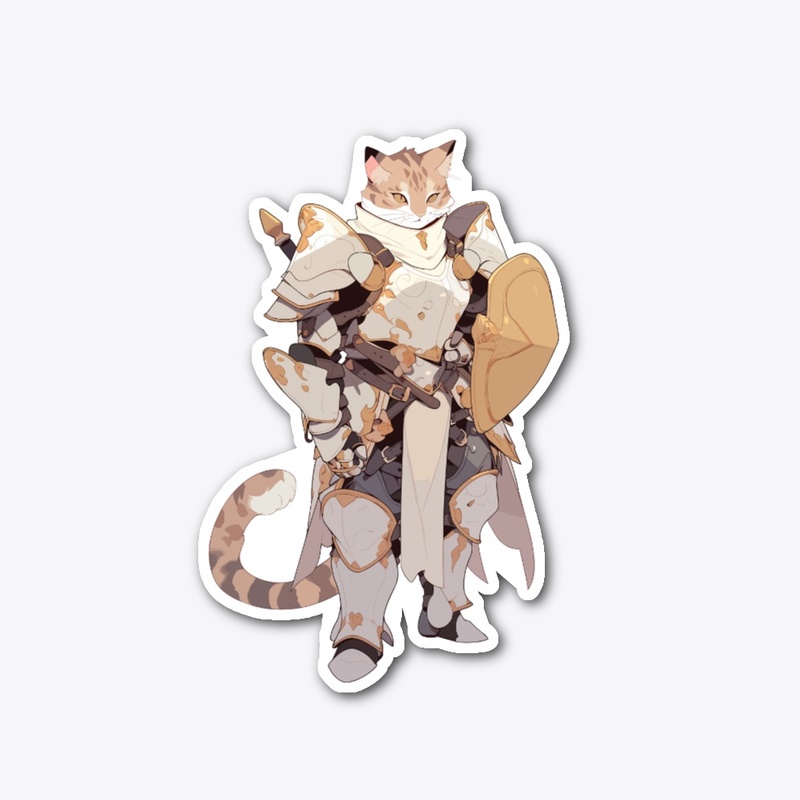 Fantasy Cat Paladin