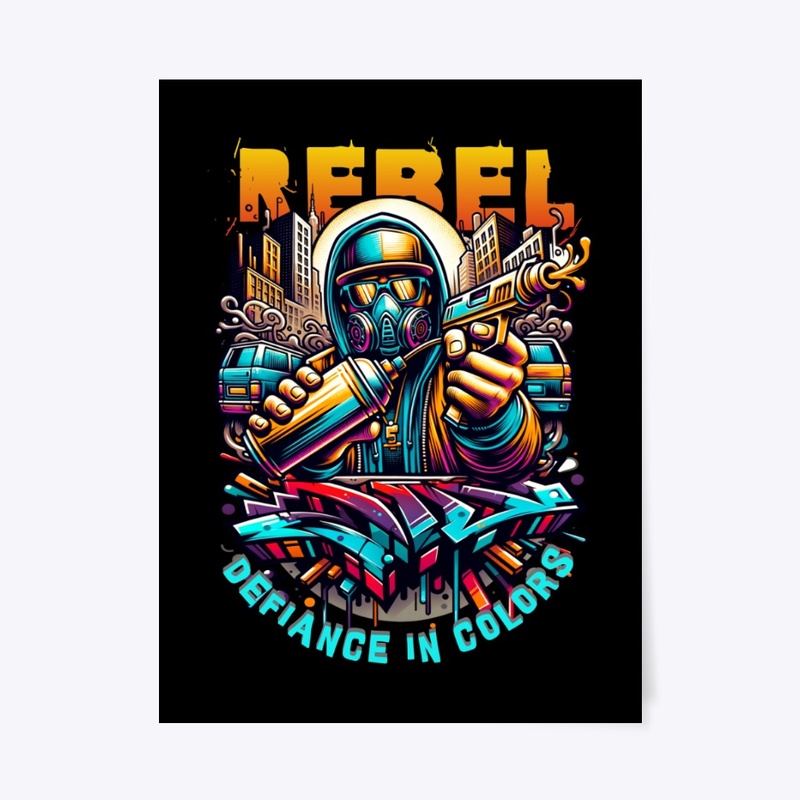Rebel Defiance in Colors Stylish Apparel