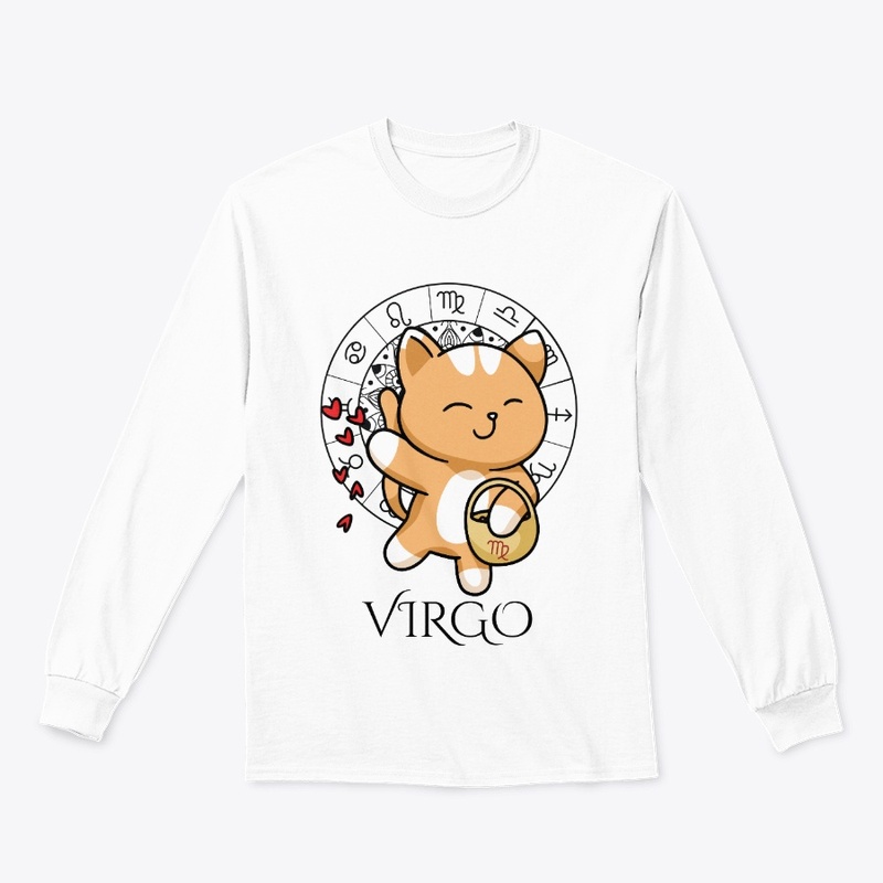 Virgo Zodiac White T-Shirt