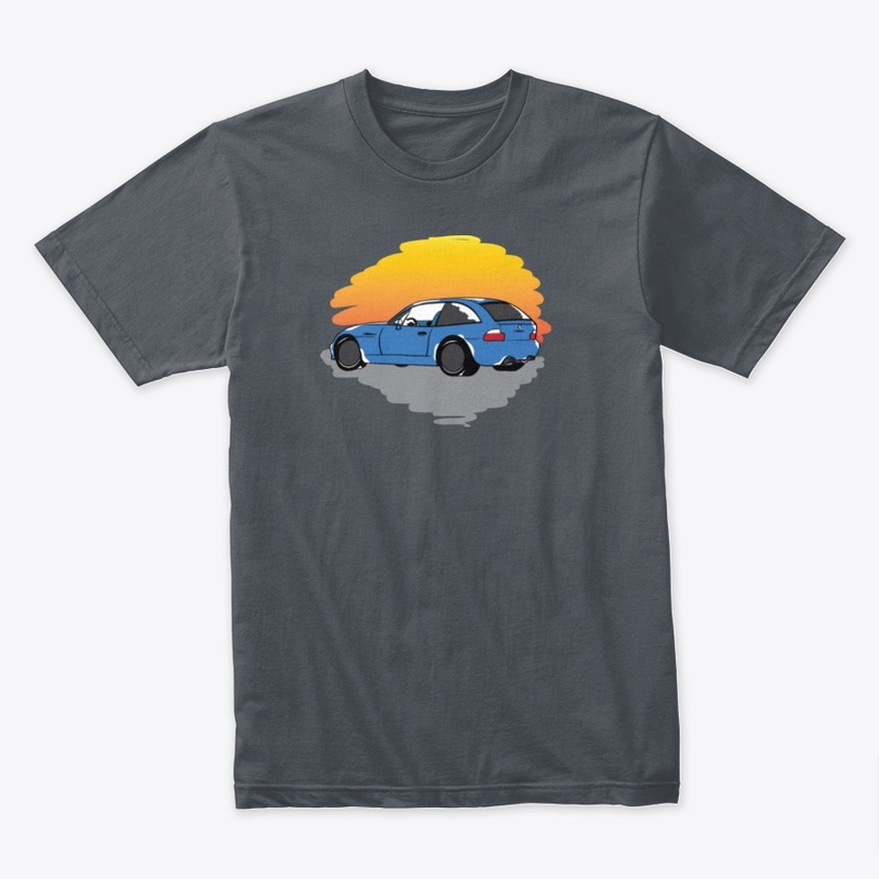 Blue over Blue Coupe Sunset