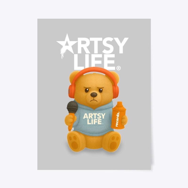 Artsy Life Records Art Print