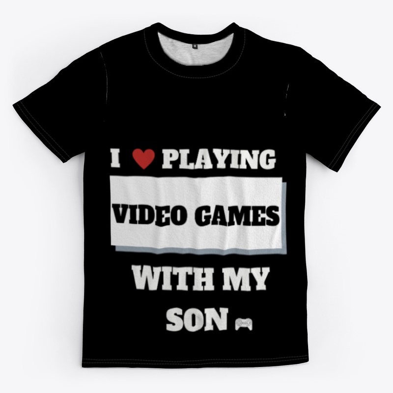 i love playing video games /son t-shirt