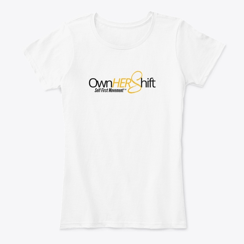 Self First White Short Sleeve T