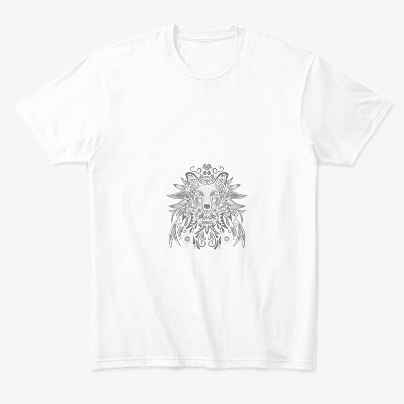 Animated dog designed tshirt.