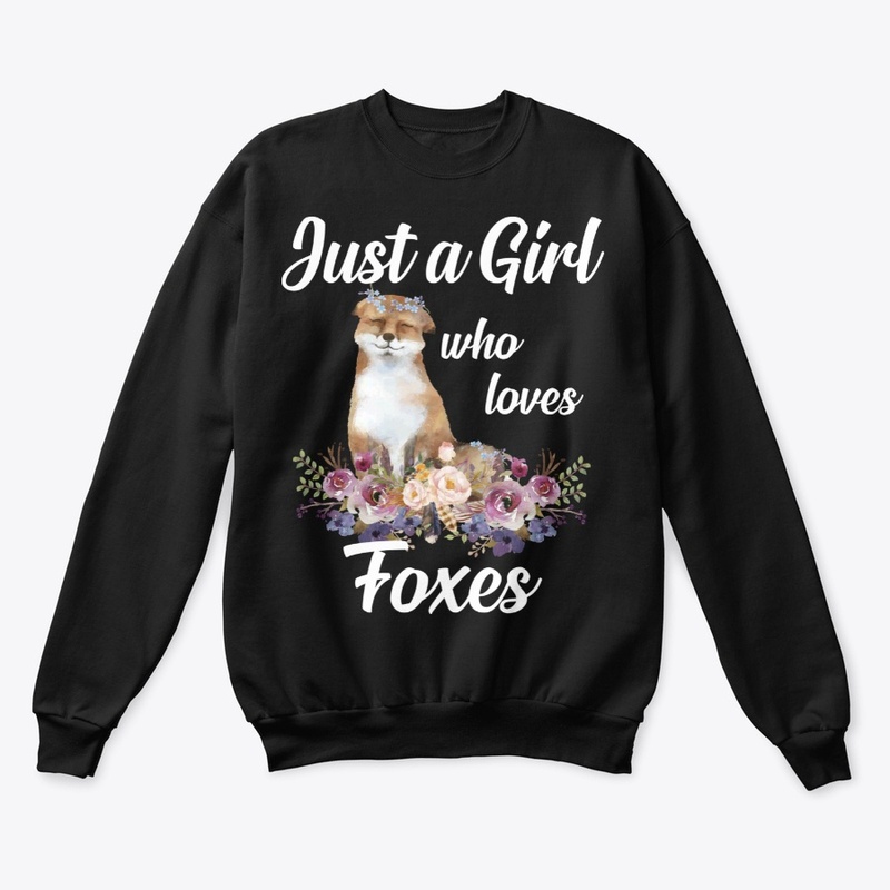 Girl Loves Foxes Flower Style