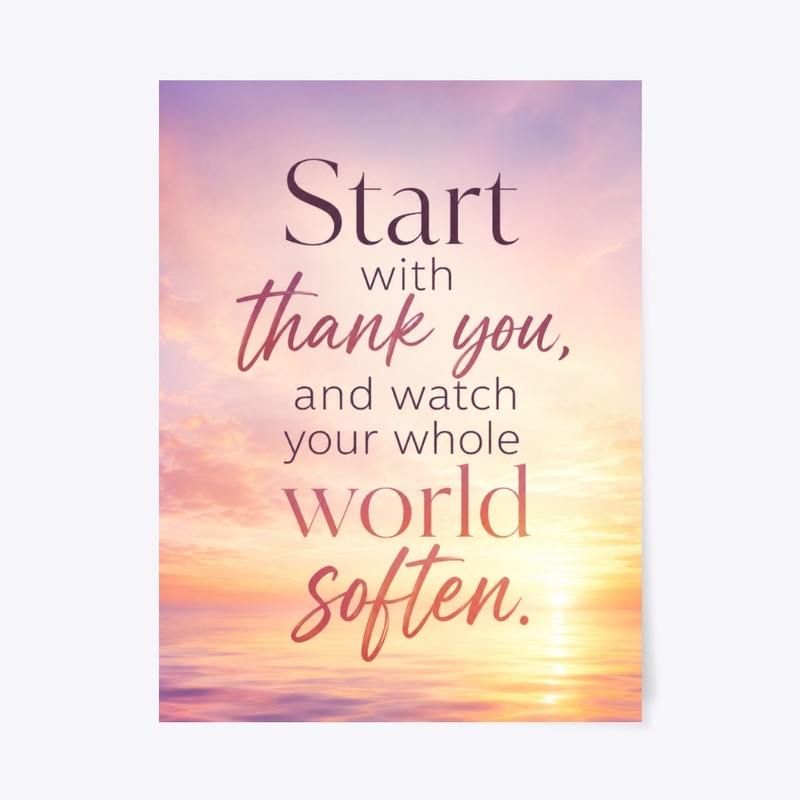 World Soften Sunset Wall Art