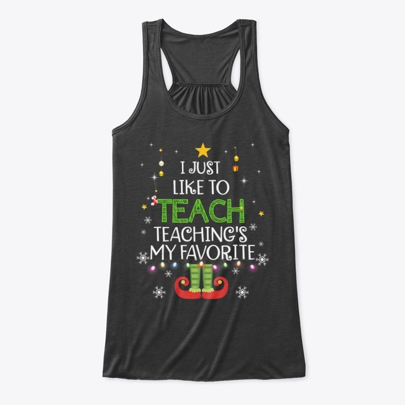 Teacher Elf Christmas shirt