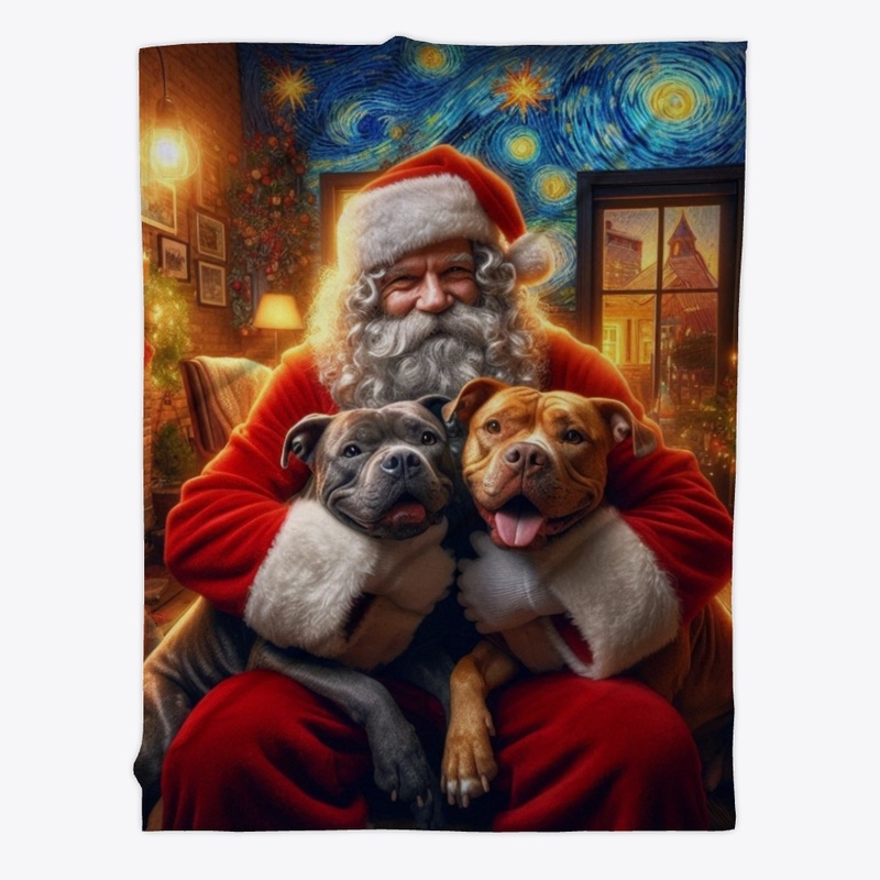 Pitbulls & Santa