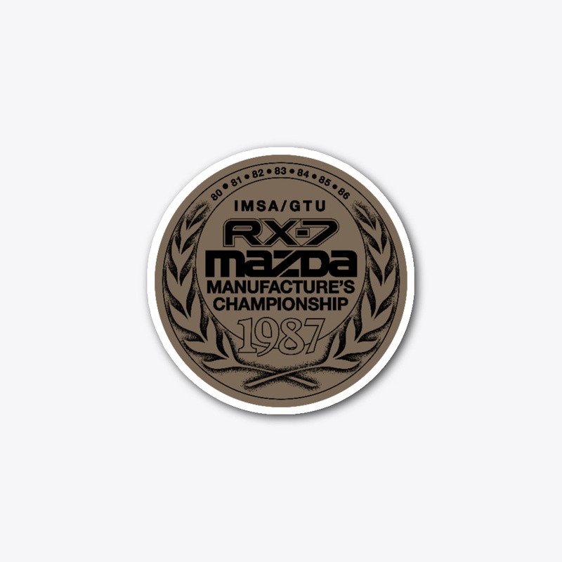 RX-7 IMSA / GTU Championship Decal