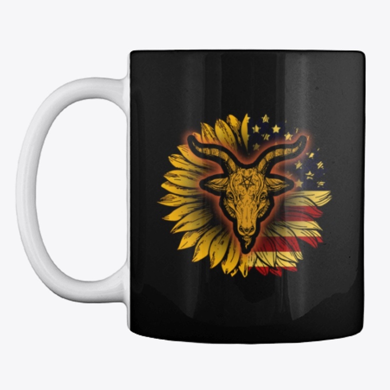 SATAN - SUNFLOWER GOAT HEAD