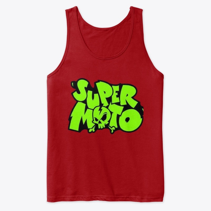 Bold Super Moto Neon Graphic Design