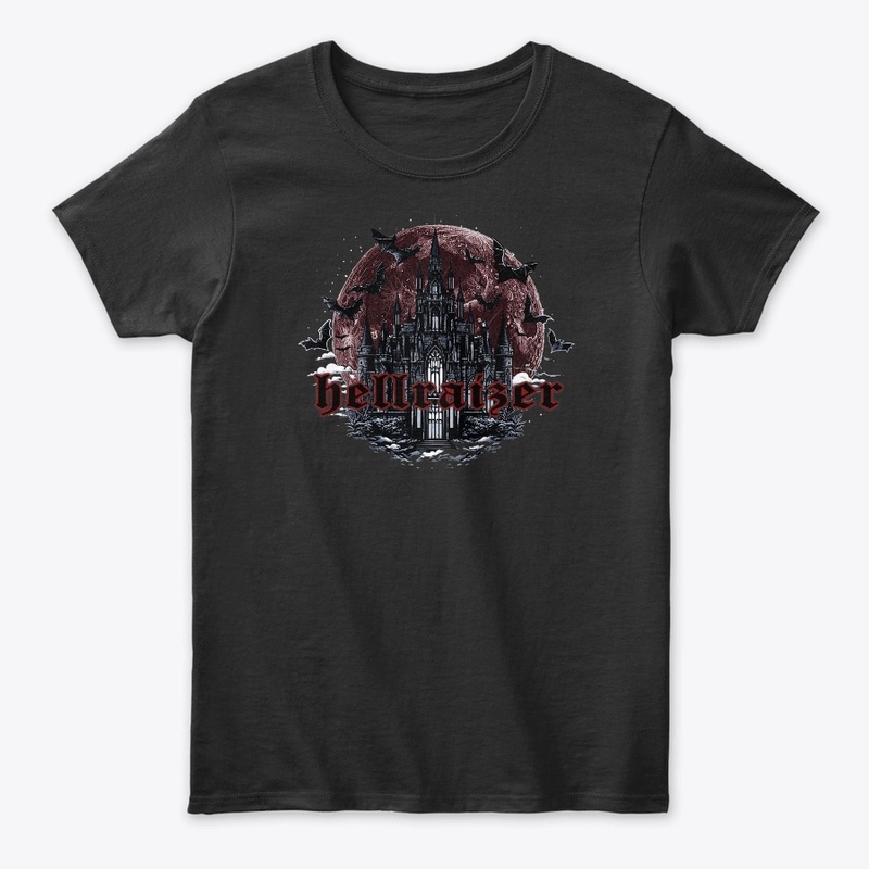 HellRaizer Castle with Bats, Blood Moon