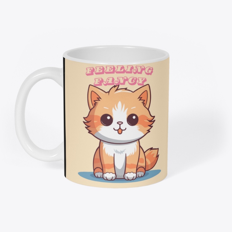 Feeling Fancy Cute Cat – Adorable Kawaii