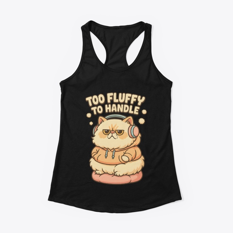 Exotic Shorthair Cat Too Fluffy