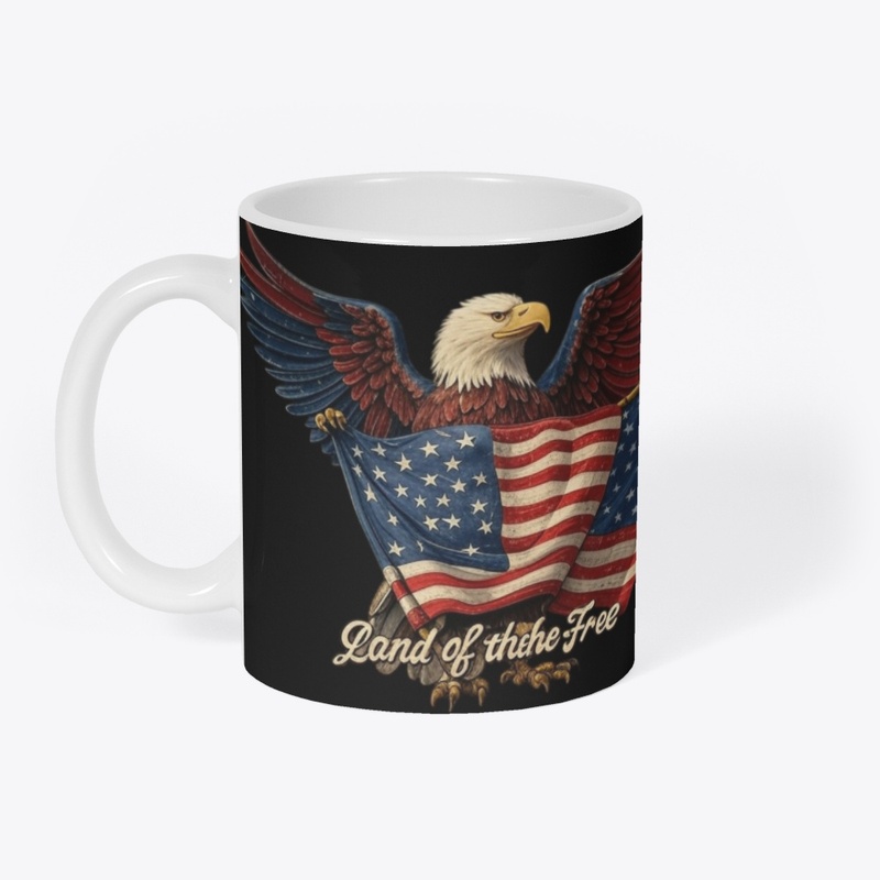 Retro Eagle Freedom Tee - Patriot Pride