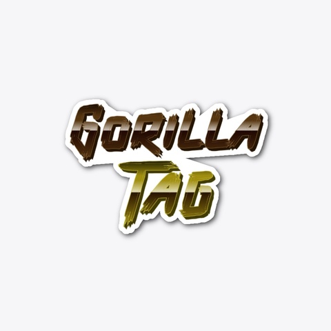 Modern Gorilla Tag Design Standard T-Shirt Front