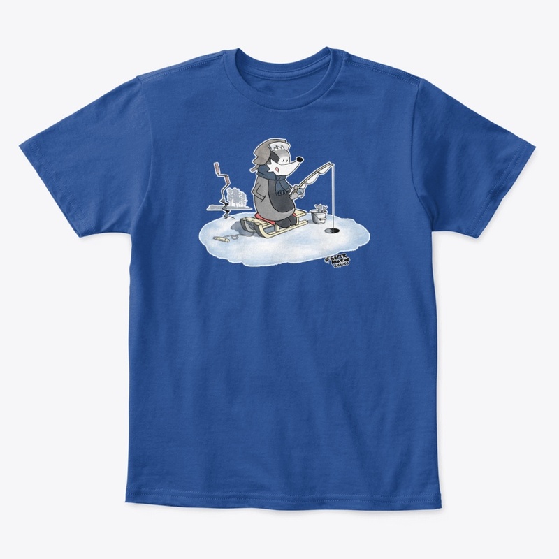 Ice Fishing Badger