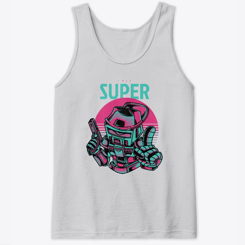 Retro Robot Streetwear Apparel