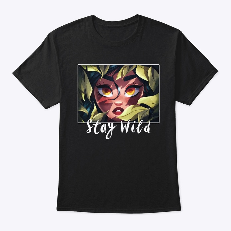Stay Wild women's t-shirts design